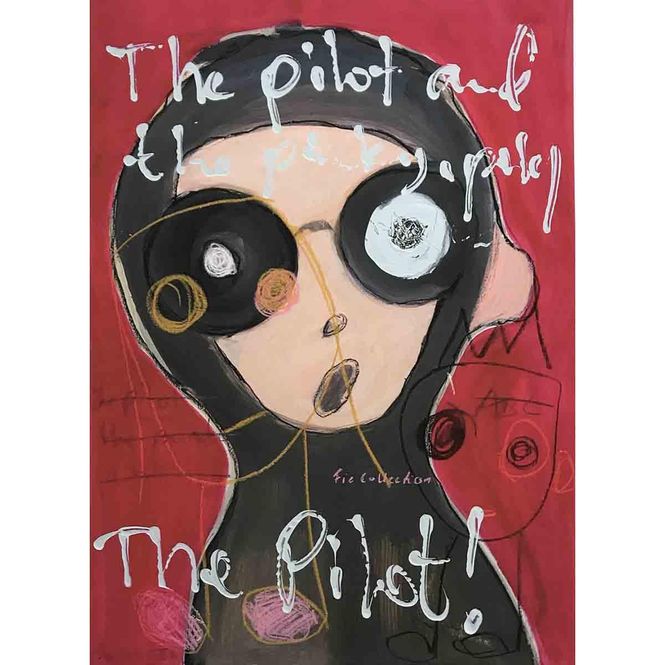 Hovedbilde The Pilot in the Pink, giclée 46x34