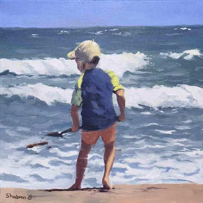 Hovedbilde Gleden, 30x30 maleri (1)