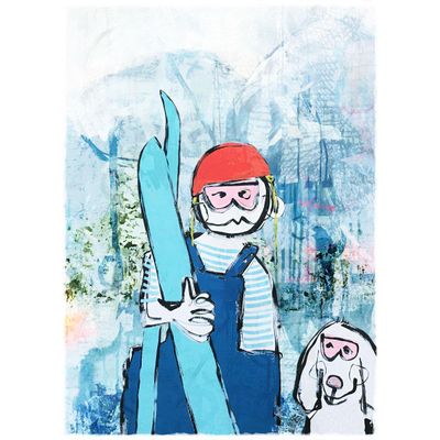 Ski Bum (30x40cm) kunstplakat