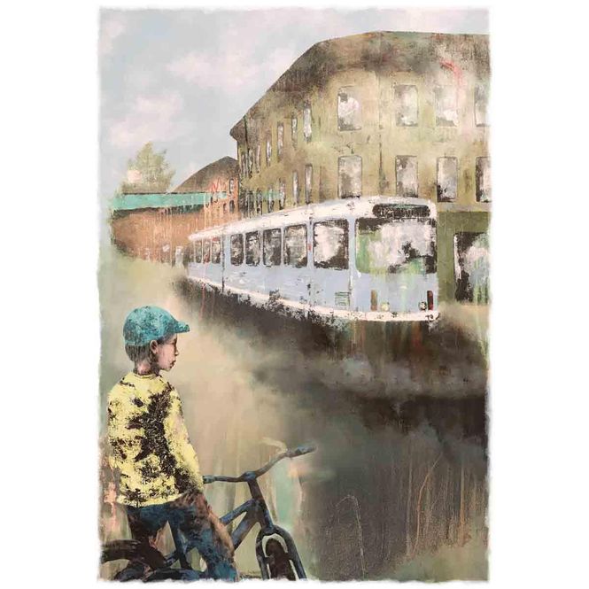Hovedbilde GUTTEN & BYEN  (50x70cm) kunstplakat