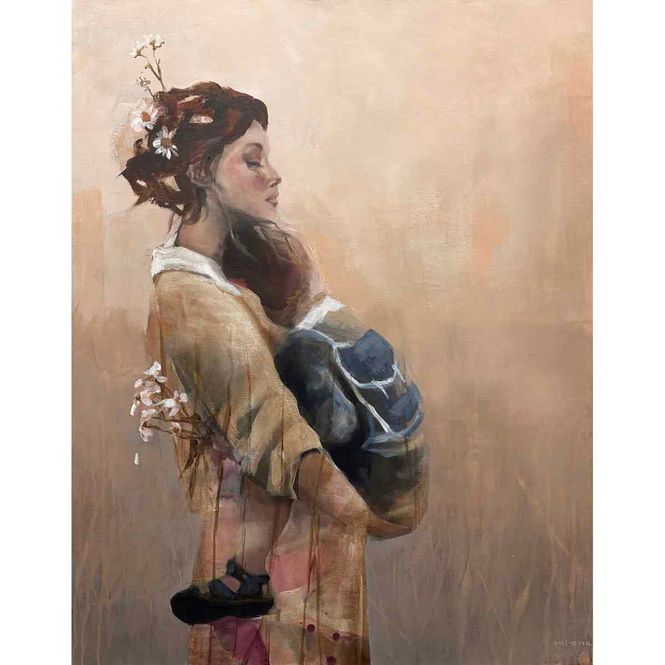 Hovedbilde Veien hjem, 93x73 maleri