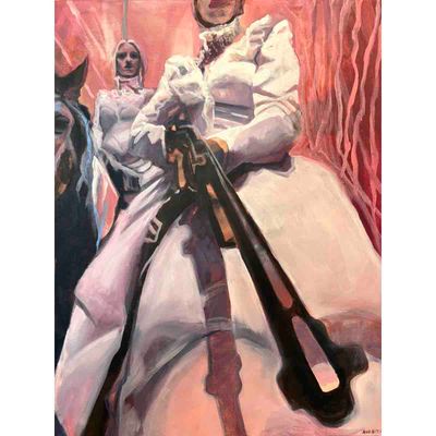 Daughters of the hidden wild, 150x100 maleri