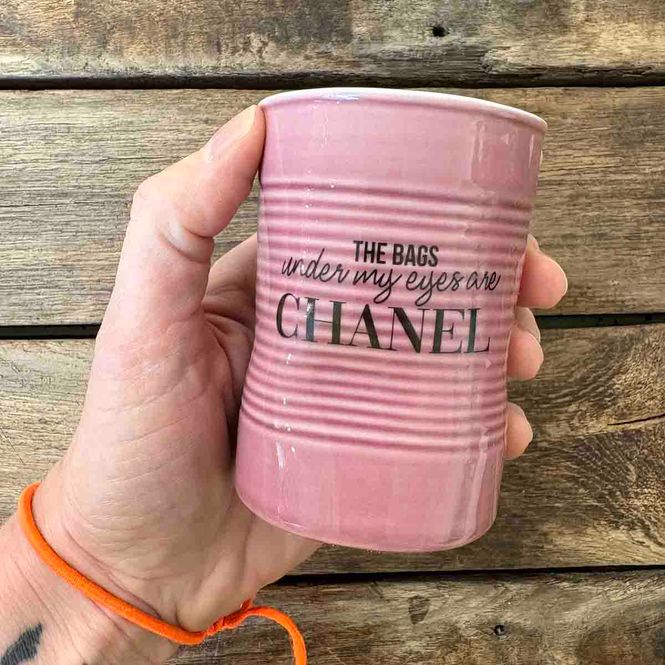 Hovedbilde Chanel bags, krus porselen 10 cm (syrin)