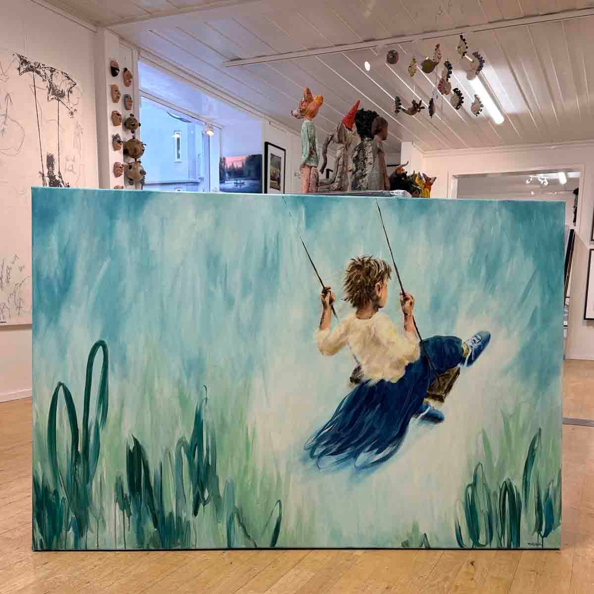 No gravity, 150x100 maleri