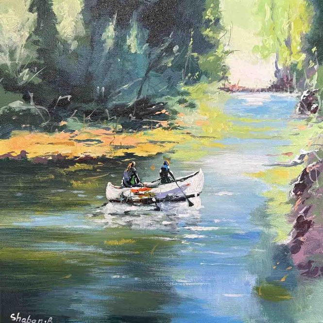 Hovedbilde Joyful day, 30x30 maleri