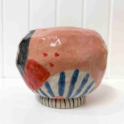 Vase, keramikk 18x24 cm