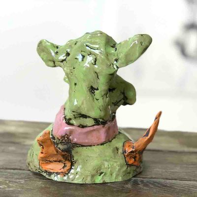 Englebikkje med vinger, 18 cm skulptur