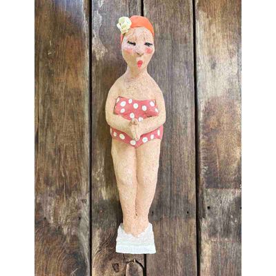 Stuper Else, skulptur vegg 33 cm