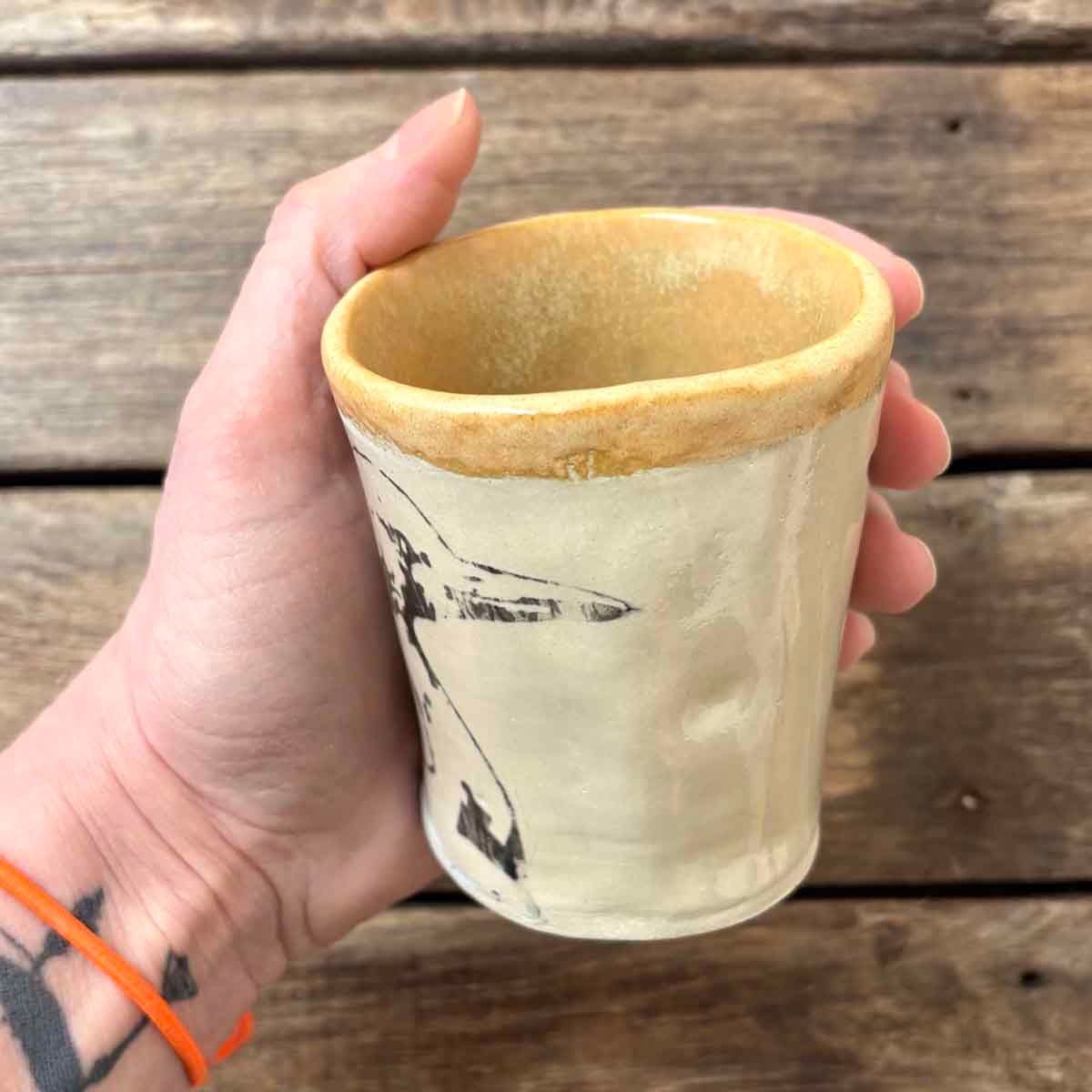 Bird, krus keramikk 9.5 cm